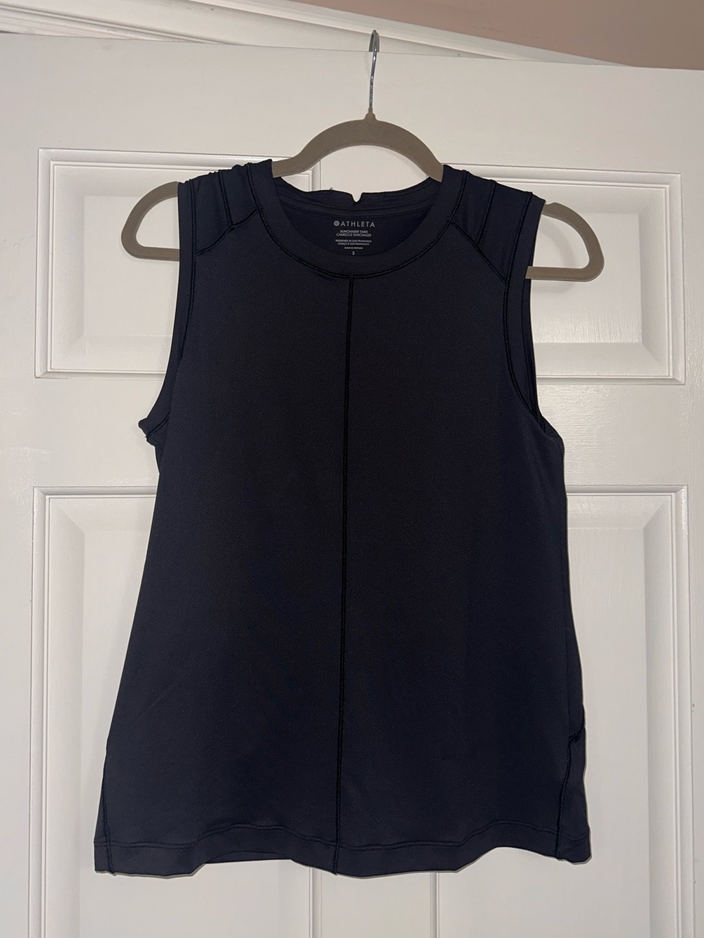 Athleta Sunchaser Black Sleeveless Performance Tank - NWT